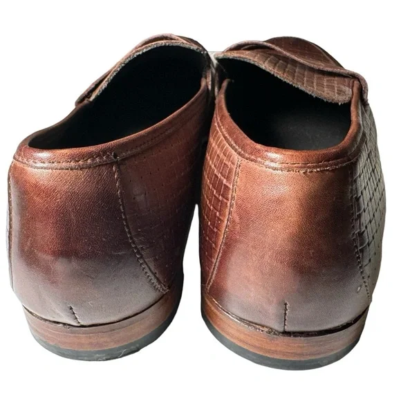 Vintage High End Nettleton Key Largo Brown Leather Slip On Men’s 11 Loafers NICE Vintage High End Nettleton Key Largo Brown Leather Slip On  main image 3